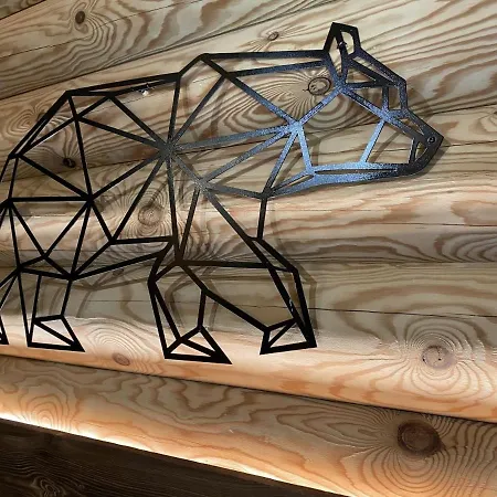 L'ours Noir En Rondins Chalet *