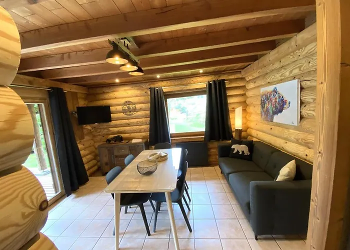 L'ours Noir En Rondins 샬레