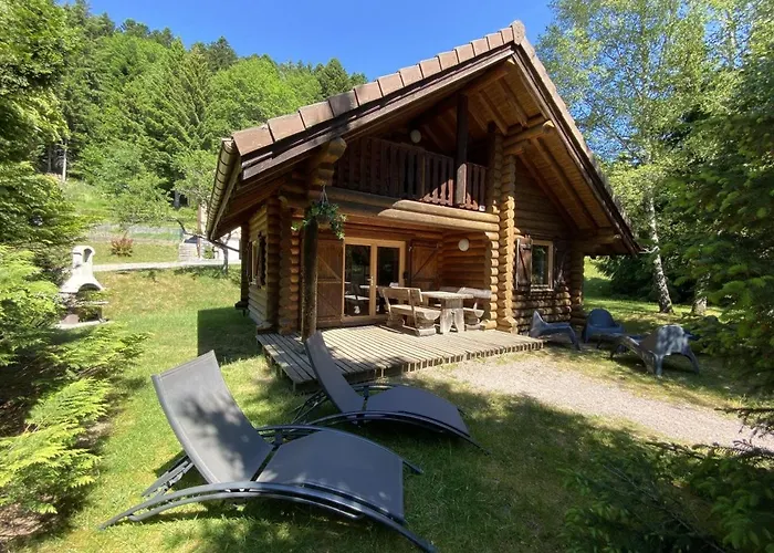 L'ours Noir En Rondins 샬레 *